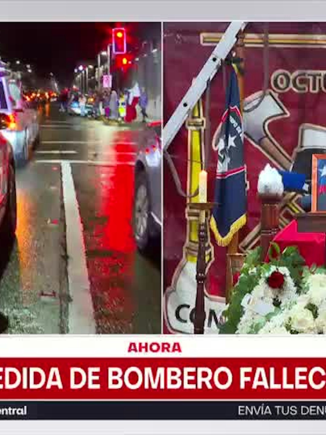 Mártir de Bomberos fue despedido con kilométrica despedida