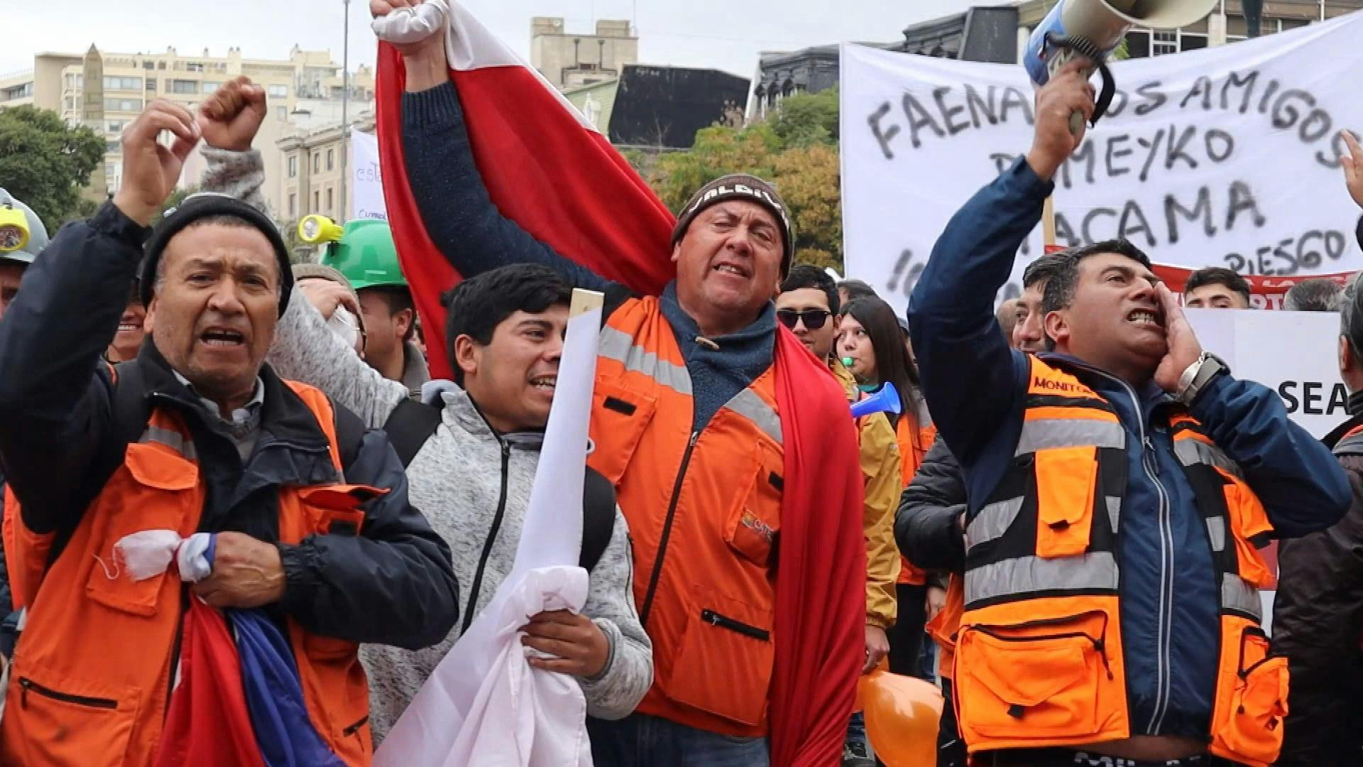Casi 1500 trabajadores de minera en Catemu podrían quedar sin su fuente laboral