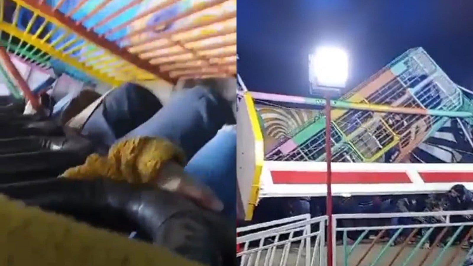 Así fue el momento en que juego mecánico colapsó en Graneros