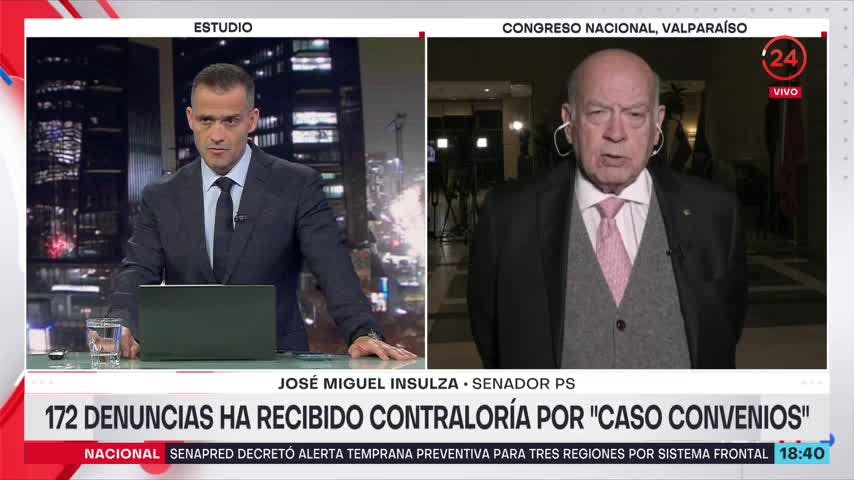 Senador Insulza y escándalo por caso Convenios: “No soy partidario de un cambio de Gabinete”