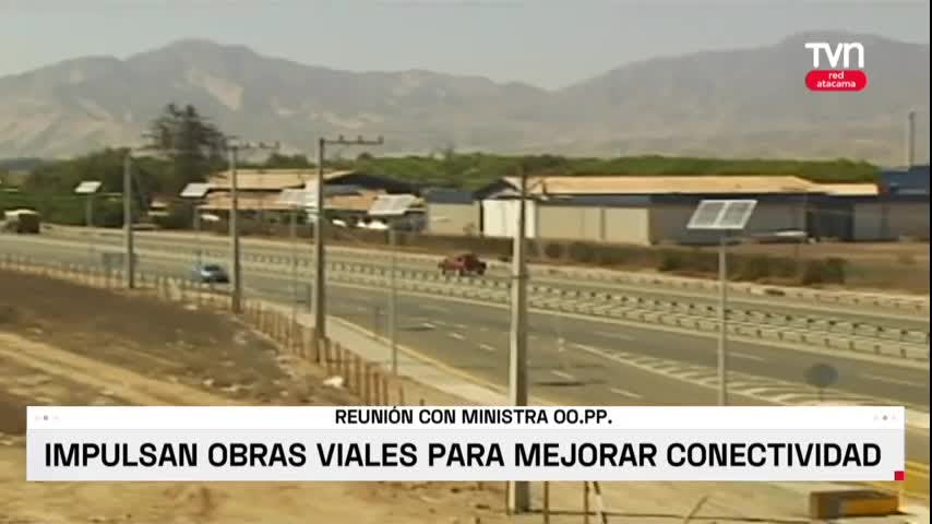 Impulsan obras viales