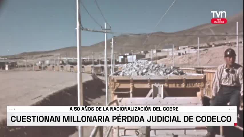 Millonaria pérdida judicial de Codelco