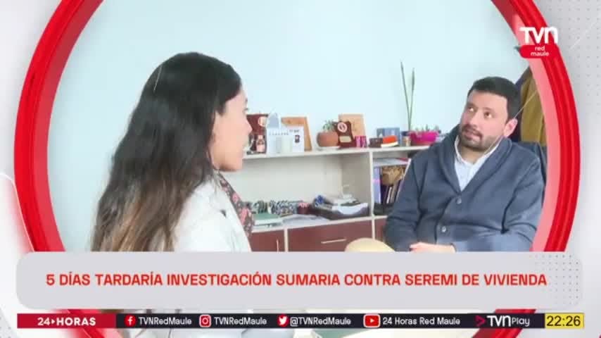 5 días tardaría investigación sumaria contra Seremi de Vivienda