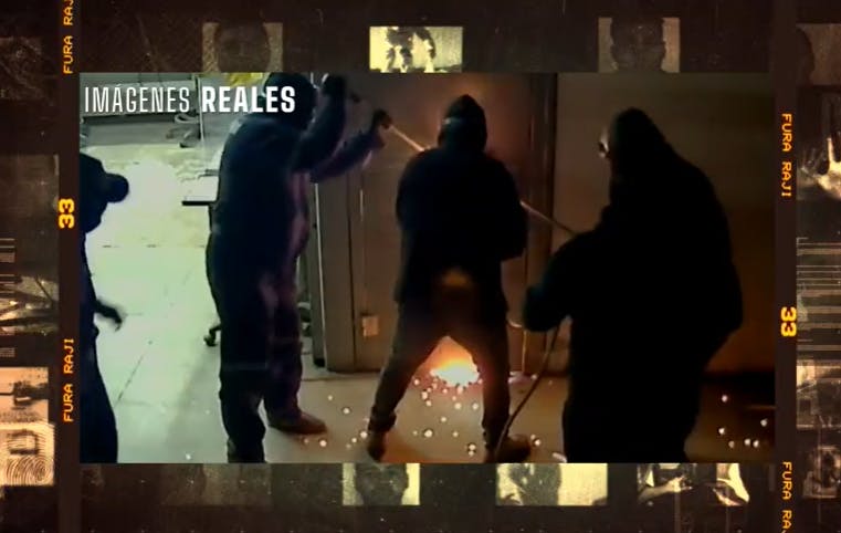 Imágenes reales: así fue el robo del siglo