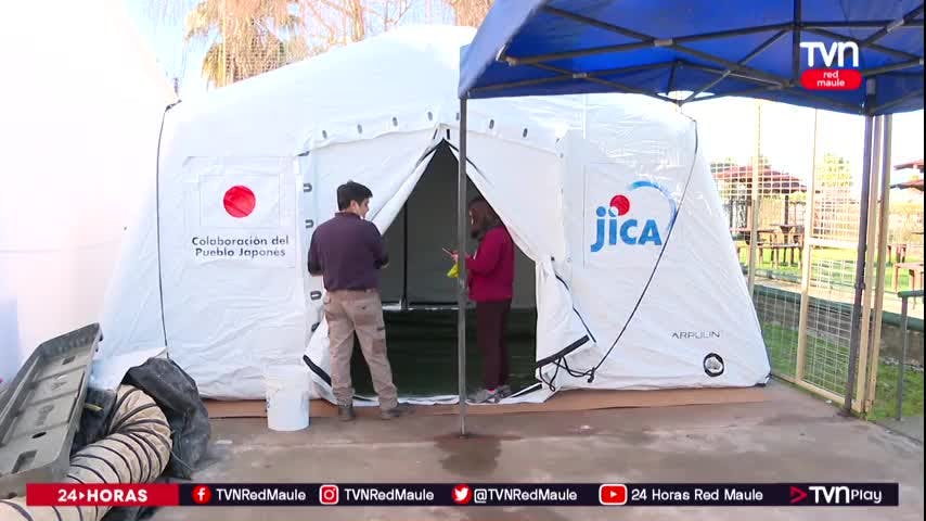 Instalan hospital modular en Licantén 