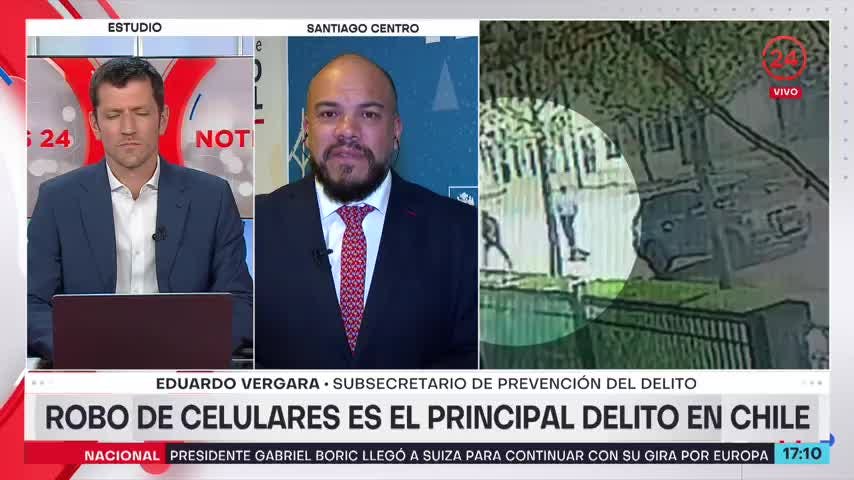 Vergara: “En abril, mayo y junio hay una reducción del 22% del robo violentos de vehículos en la RM”