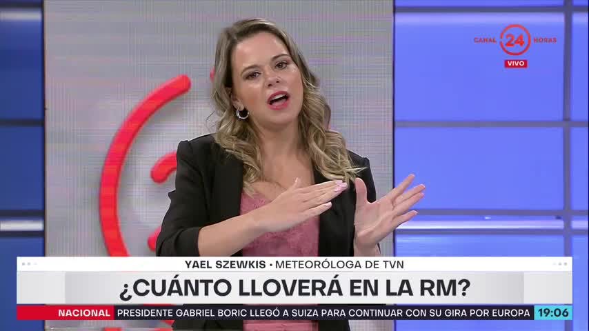 Meteoróloga Yael Szewkis por sistema frontal: El sábado ingresará a toda la