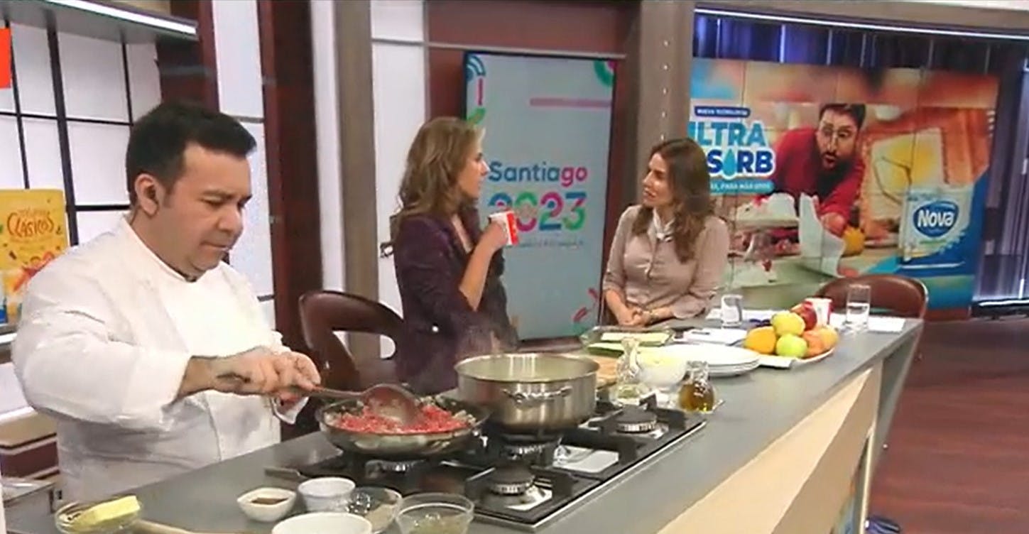 Junto a Julia Vial preparamos unos ricos zapallos italianos 