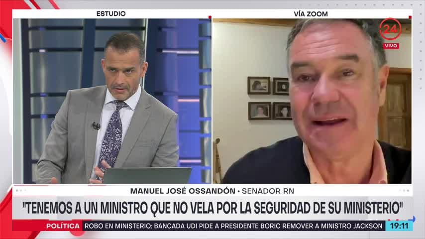 Senador Ossandón y robo al Mideso: “Esto es un tema político grave y ahí Jackson no es víctima”