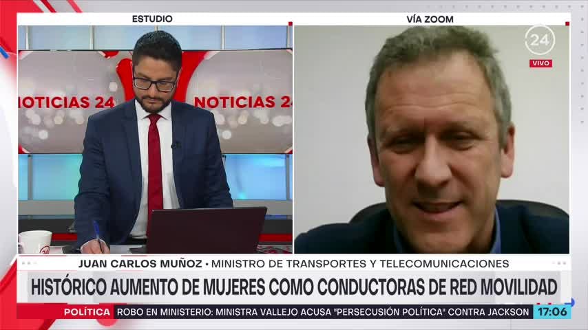 Ministro Muñoz por aumento de mujeres conductoras en RED: El 40% de las 1.440 mujeres son el principal sustento de sus hogares