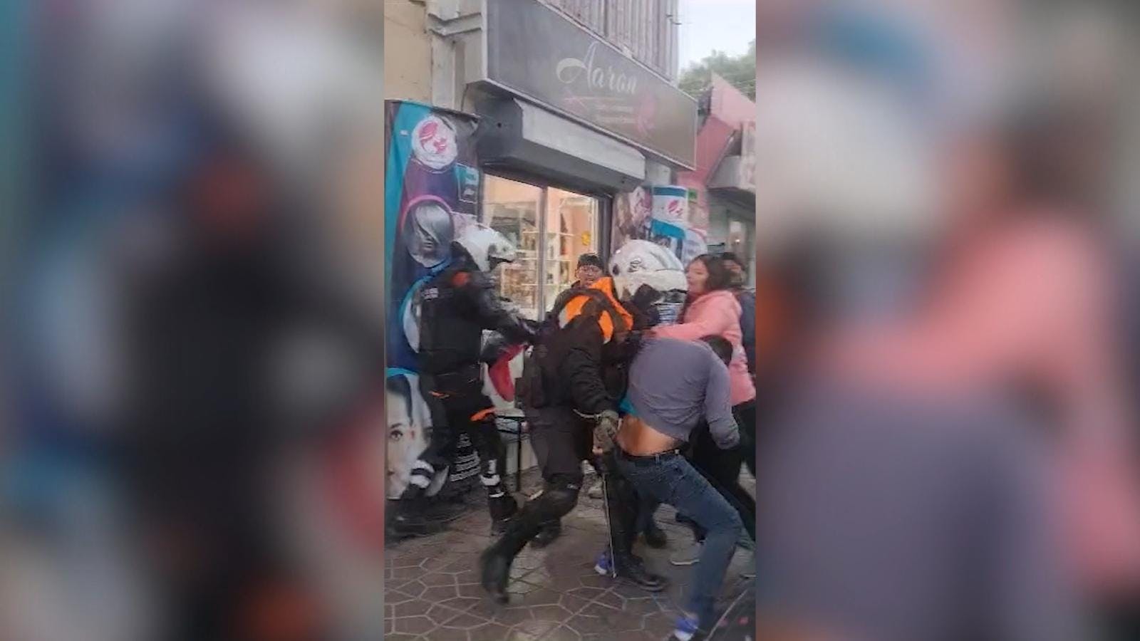 Funcionarios municipales de Calama se enfrentaron en una discusión con comerciantes