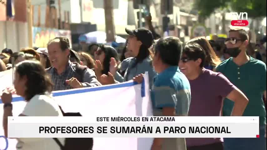 Profesores se sumarán a paro nacional