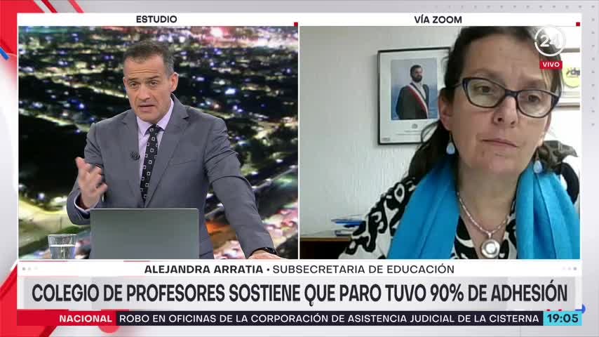 Subsecretaria de Educación: “El paro nacional tuvo una adhesión total del 29%”