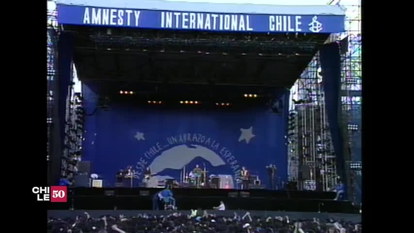 Concierto de Amnistía Internacional en 1990