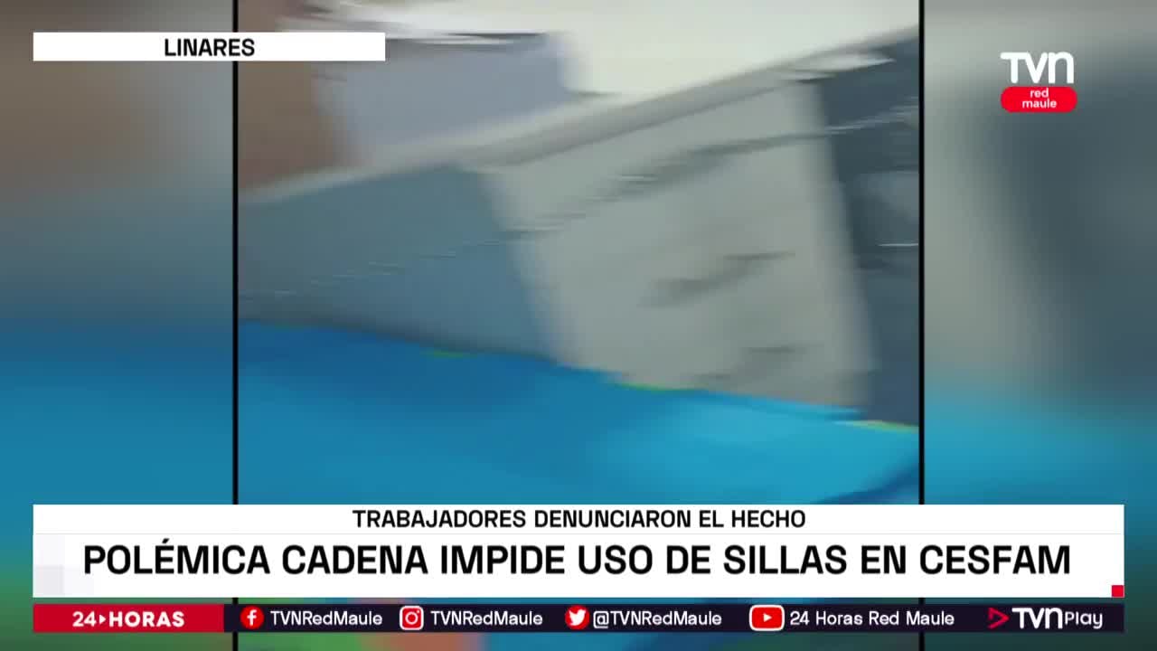 Polémica cadena impide uso de sillas en Cesfam de Linares