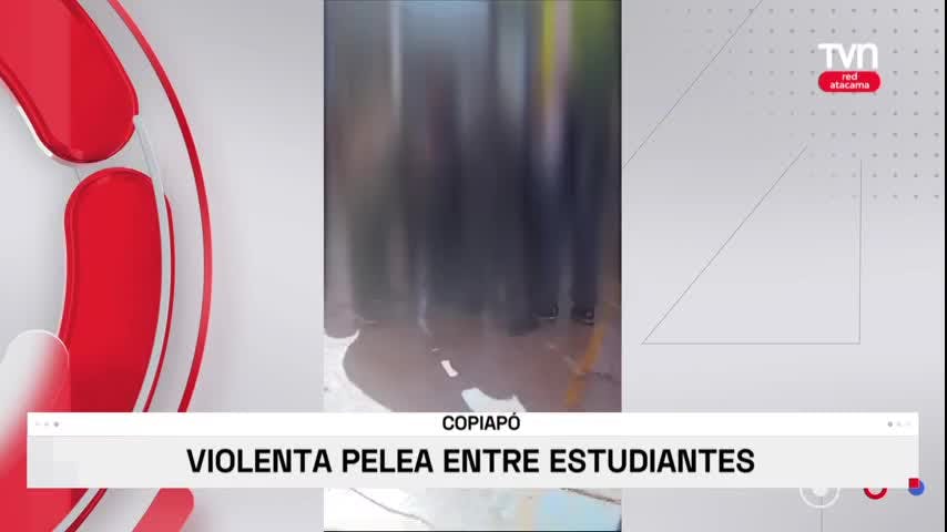 Violenta pelea entre estudiantes