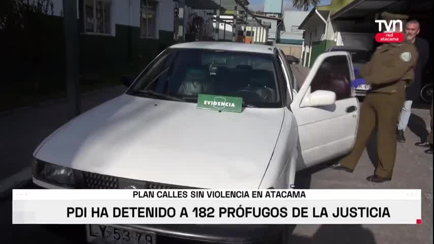 PDI ha detenido a 182 prófugos de la justicia