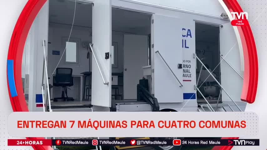 Entregan 7 máquinas para cuatro comunas