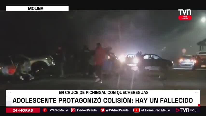 Adolescente protagonizó colisión: Hay un fallecido