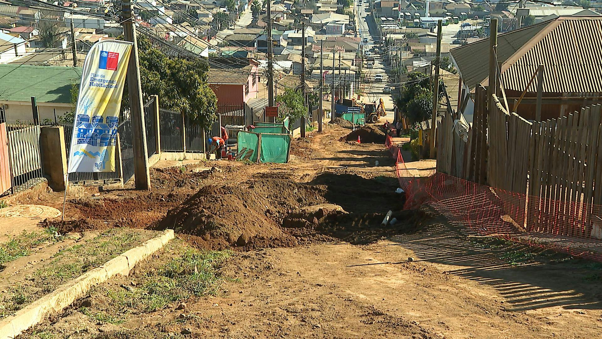 Autoridades participan en inicio de obras de pavimentación en Campamento “Amanecer”