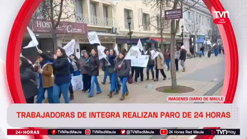 Trabajadoras de Integra realizan paro de 24 horas