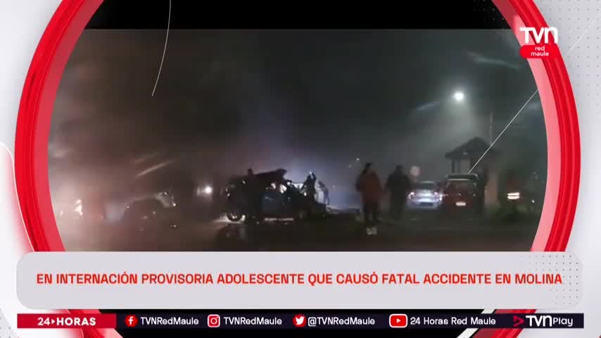 En internación provisoria queda adolescente que habría causado fatal accidente en Molina