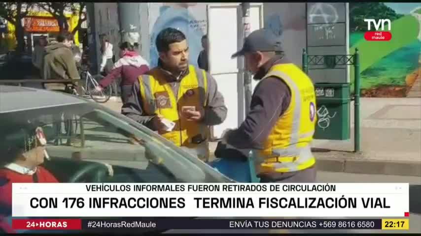 Cursan 176 infracciones en fiscalizaciones a vehículos