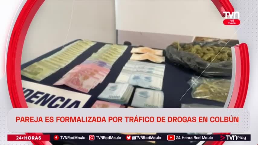 Pareja es formalizada por tráfico de drogas en Colbún