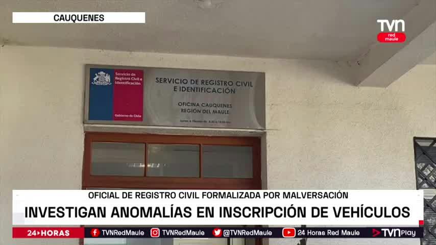 Formalizan a oficial del Registro Civil de Cauquenes