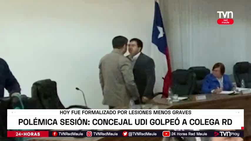 Polémica sesión: Concejal UDI golpeó a colega RD