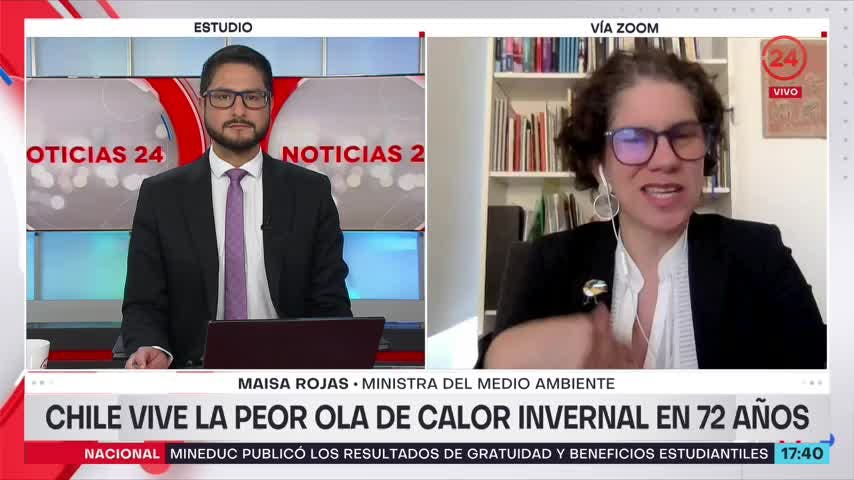 Ministra Rojas: “Para limitar el aumento de temperaturas hay que dejar de quemar combustibles fósiles”