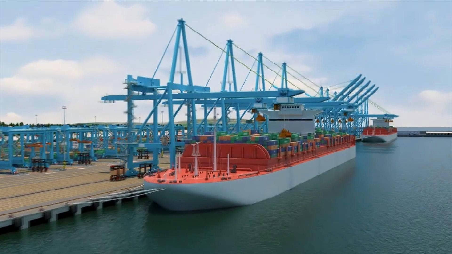 Senador pide respaldo a la ampliación del Puerto de San Antonio