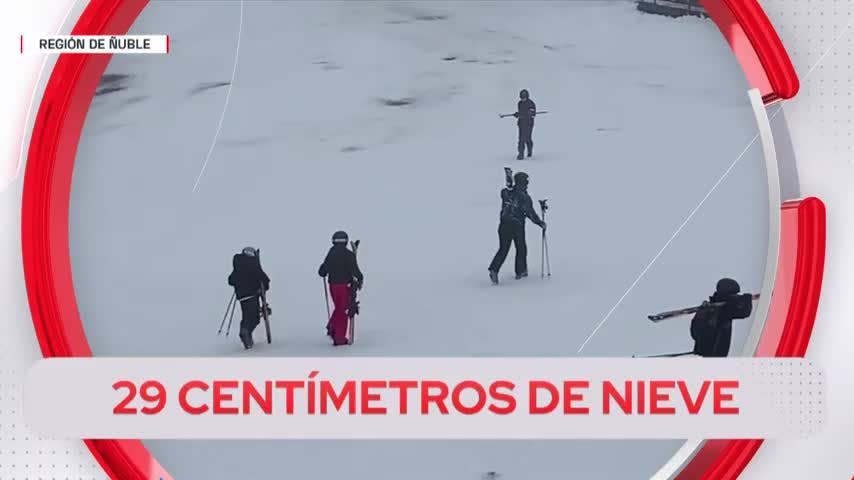 Nieve en Nevados de Chillán