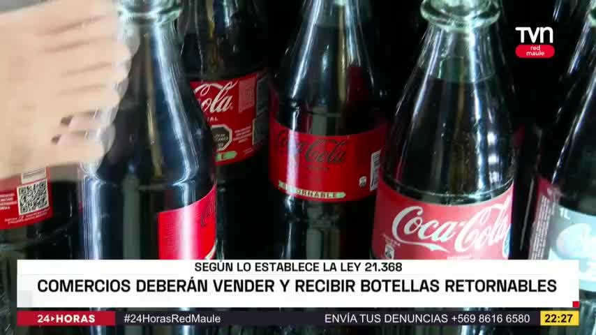 Comercios deberán vender y recibir botellas retornables