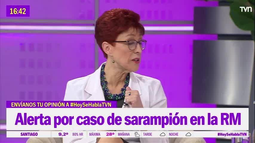 Caso importado de sarampión: Experta recomienda cuidados