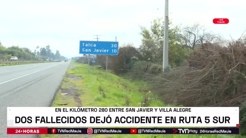 Dos accidentes fatales en menos de 24 horas en la Ruta 5 Sur