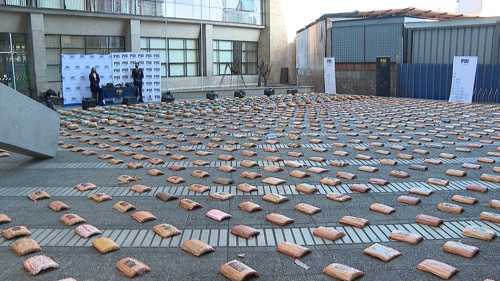 Casi una tonelada de droga incautó la policía de investigaciones