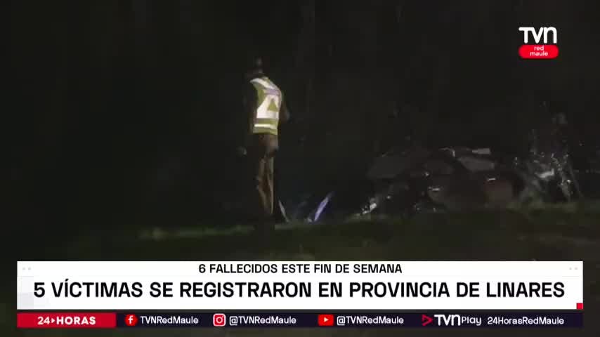 6 fallecidos en accidentes de tránsito durante el fin de semana