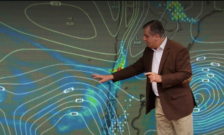 Otro río atmosférico: Revisa el informe del tiempo de Iván Torres de para las próximas jornadas