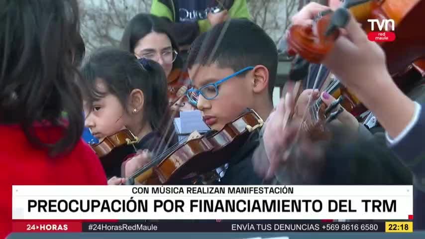 Orquestas del TRM realizan manifestación musical