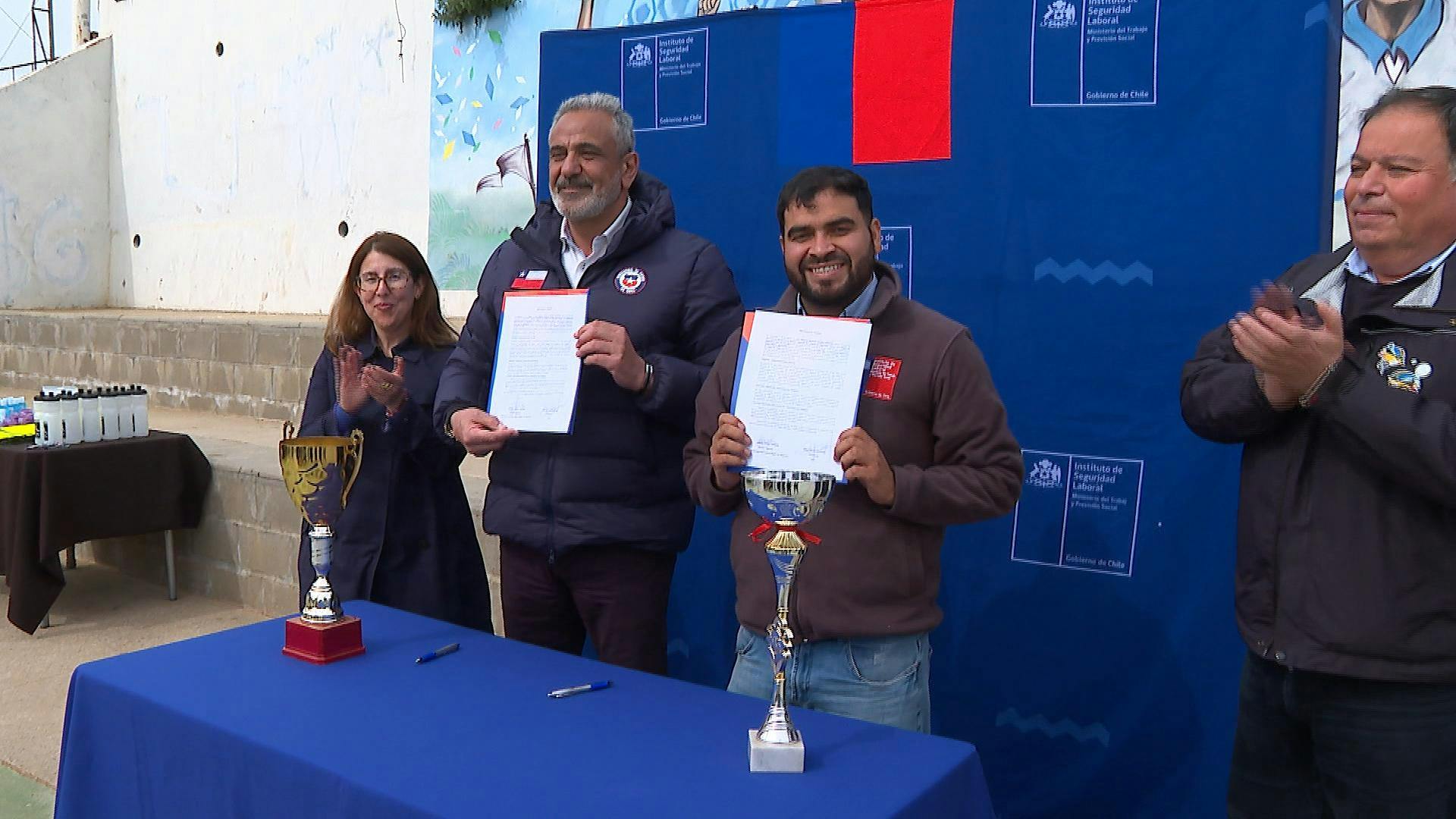 Pablo Milad firma convenio para dotar de mayor seguridad a árbitros del fútbol amateur