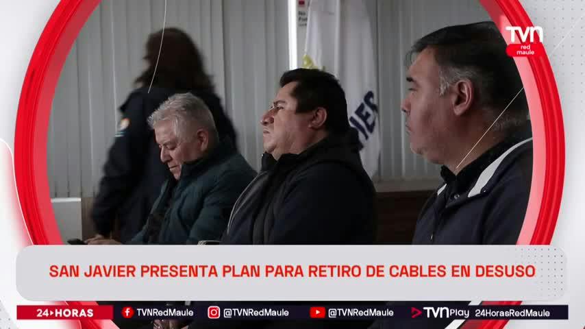 San Javier presenta plan para retiro de cables en desuso
