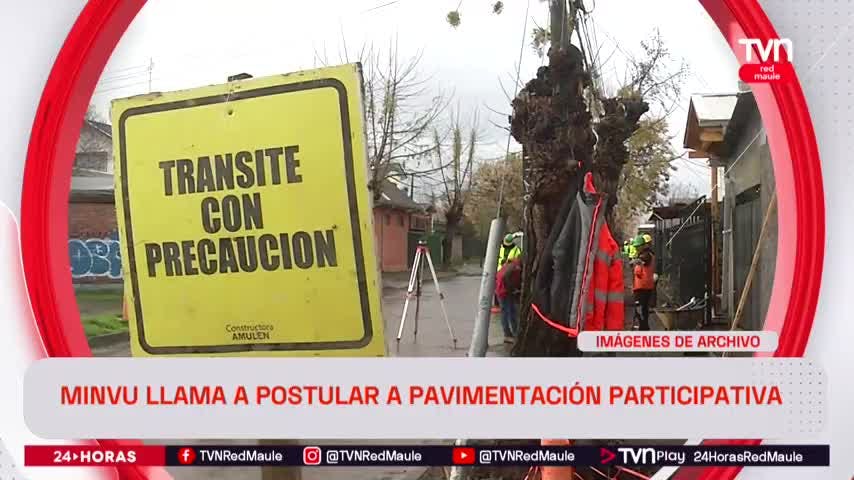 Minvu llama a postular a pavimentación participativa