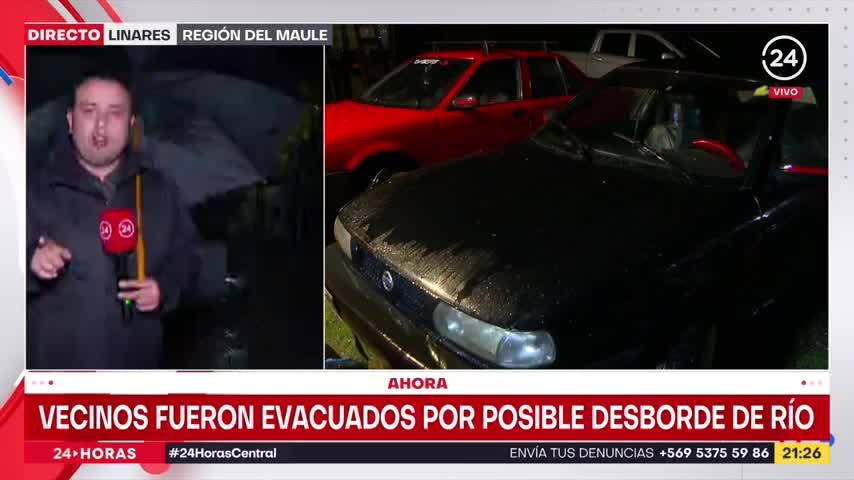 Adulto mayor quedó aislado en Ancoa por no evacuar