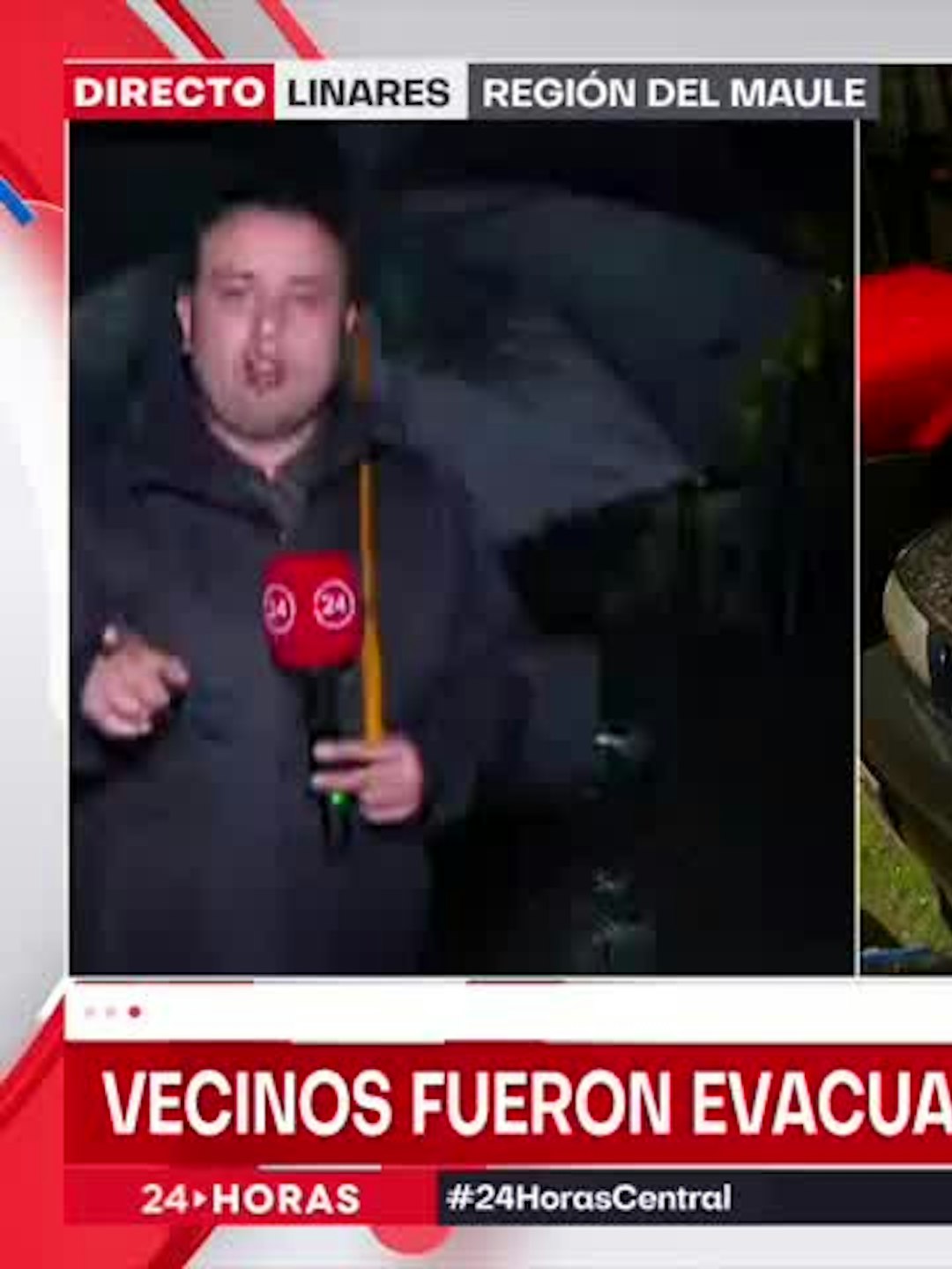 Adulto mayor quedó aislado en Ancoa por no evacuar