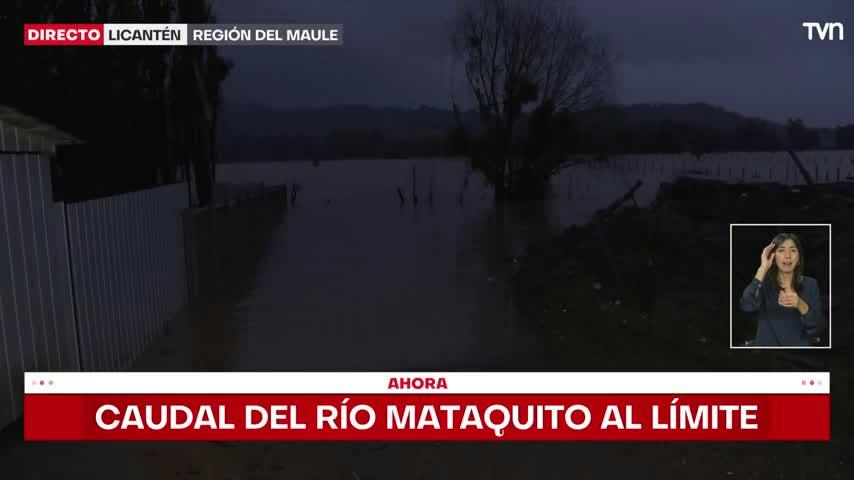 Ordenan evacuar ribera de río Mataquito