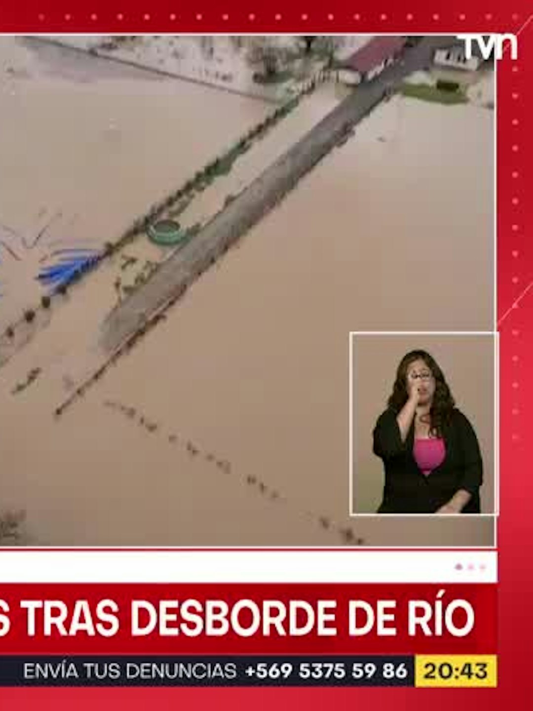 Caos en Talca: casas inundadas y calles transformados en ríos
