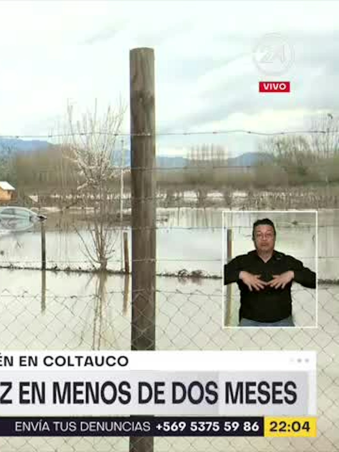 Evacuaciones masivas en Coltauco: Licantén se inunda por segunda vez en menos de dos meses