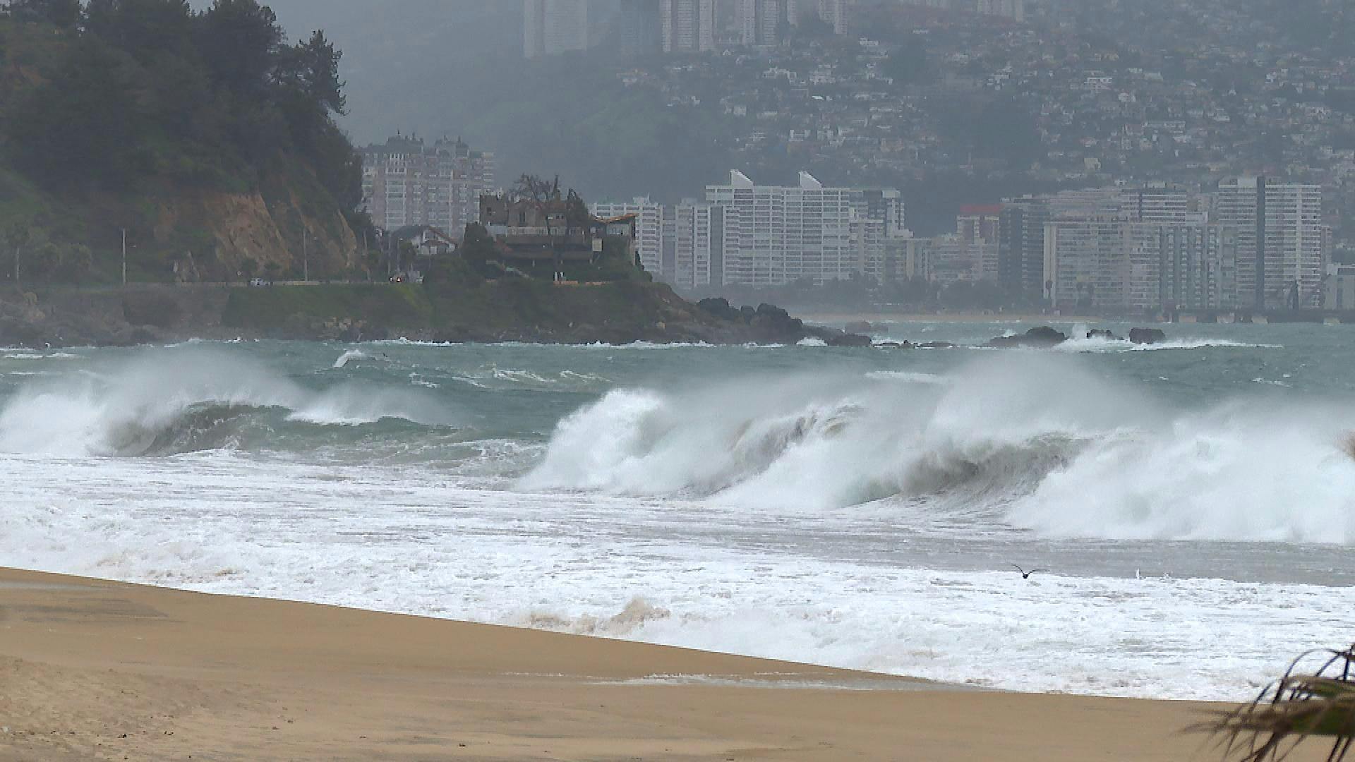 Distintas emergencias provocó el sistema frontal esta mañana en la Región de Valparaíso