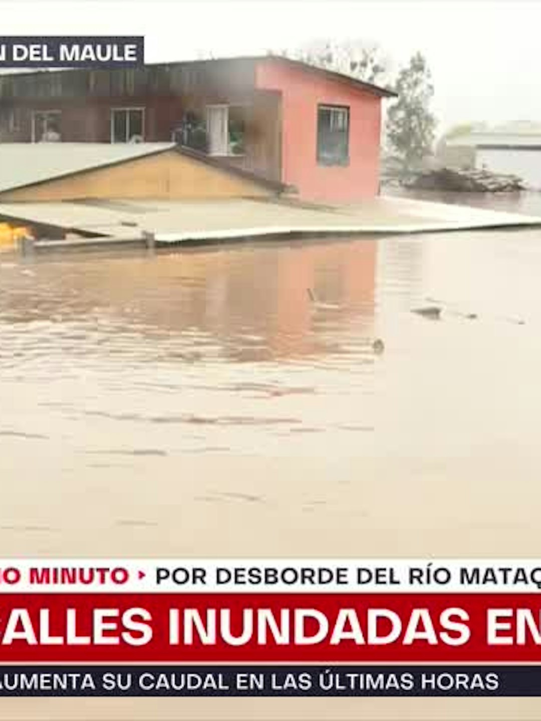 Licantén bajo el agua: la impresionante imagen aérea de la comuna inundada
